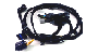 Image of Wiring Harness. Cable Harness Axle. FWD. Without Active Chassis. 2WD. (Left, Rear) image for your Volvo V70  